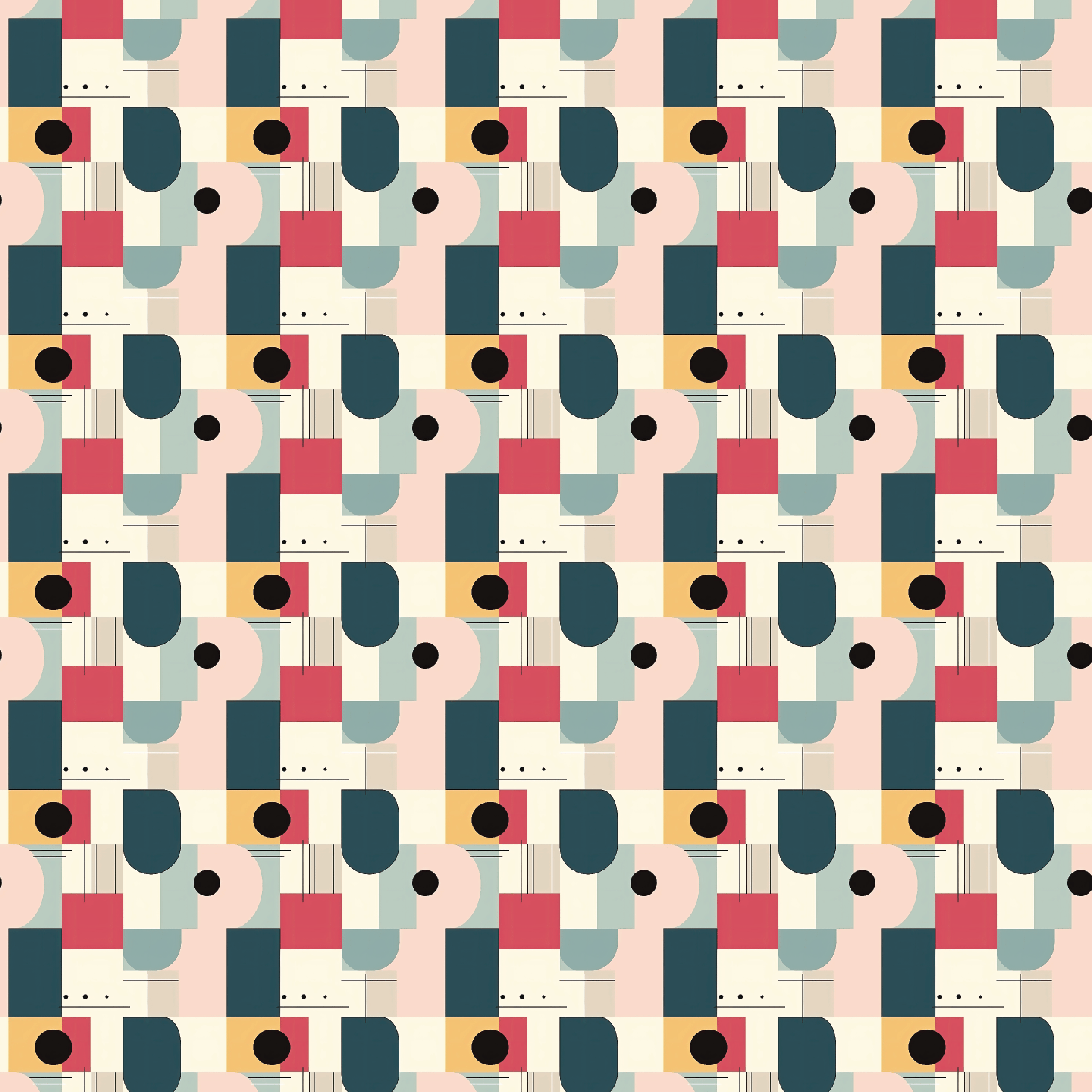 MidCentury Modern Pattern Acrylic Sheets - CMB Pattern Acrylic